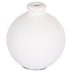 ΔΙΑΚΟΣΜΗΤΙΚΟ ΒΑΖΟ FB94410 ΤΕΡΑΚΟΤΑ ΣΕ ΛΕΥΚΟ 18x18x20Υεκ.