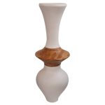 ΔΙΑΚΟΣΜΗΤΙΚΟ ΒΑΖΟ ΔΑΠΕΔΟΥ FB94660.02S FIBER CEMENT ΛΕΥΚΟ--ΞΥΛΟ ΤΕΑΚ Φ45x120Υεκ