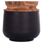 ΔΙΑΚΟΣΜΗΤΙΚΟ ΒΑΖΟ ΔΑΠΕΔΟΥ FB94662.01L FIBER CEMENT ΜΑΥΡΟ--ΞΥΛΟ ΤΕΑΚ Φ41x47Υεκ.