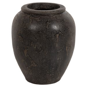 ΔΙΑΚΟΣΜΗΤΙΚΟ ΒΑΖΟ ΔΑΠΕΔΟΥ FB97928 ΤΕΡΑΚΟΤΑ ΣΕ ΜΑΥΡΗ ΑΠΟΧΡΩΣΗ Φ44x49Υ εκ.