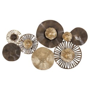 ΔΙΑΚΟΣΜΗΤΙΚΟ ΤΟΙΧΟΥ FB94199 ΜΕΤΑΛΛΟ ΣΕ ΓΗΙΝΑ ΧΡΩΜΑΤΑ 83x48Y εκ.