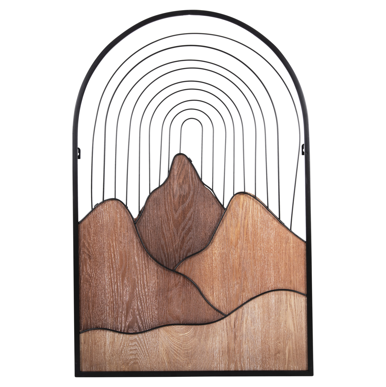 ΔΙΑΚΟΣΜΗΤΙΚΟ ΤΟΙΧΟΥ FB94220 ΔΙΑΦΟΡΕΣ ΑΠΟΧΡΩΣΕΙΣ ΞΥΛΟΥ-ΜΑΥΡΟ ΜΕΤΑΛΛΟ 60x3,5x93Υεκ. - Image 3