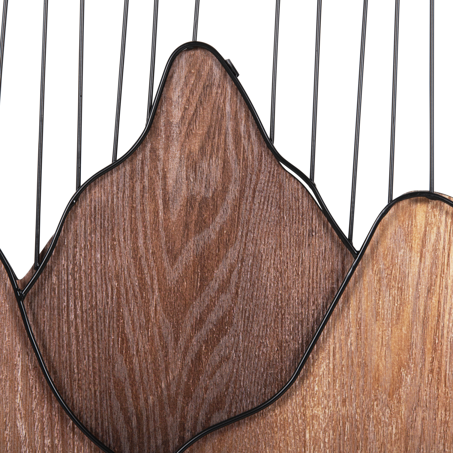 ΔΙΑΚΟΣΜΗΤΙΚΟ ΤΟΙΧΟΥ FB94220 ΔΙΑΦΟΡΕΣ ΑΠΟΧΡΩΣΕΙΣ ΞΥΛΟΥ-ΜΑΥΡΟ ΜΕΤΑΛΛΟ 60x3,5x93Υεκ. - Image 4