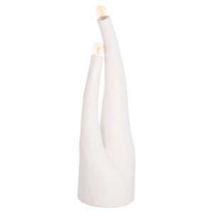 ΔΙΑΚΟΣΜΗΤΙΚΟ ΦΩΤΙΣΤΙΚΟ ΔΑΠΕΔΟΥ FB94702.02 FIBER CEMENT-ΛΕΥΚΟ 50x43x145Υεκ