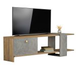 ΕΠΙΠΛΟ ΤΗΛΕΟΡΑΣΗΣ FB98900.13 ΜΕΛΑΜΙΝΗ ΚΑΡΥΔΙ-STONE TEXTURE 120x28