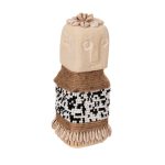 ΕΠΙΤΡΑΠΕΖΙΟ ΑΓΑΛΜΑΤΙΔΙΟ FB94309 ΛΕΥΚΟ PARAS STONE-ΧΑΝΤΡΕΣ-SEAGRASS ΣΧΟΙΝΙ 7x7x17Υεκ.