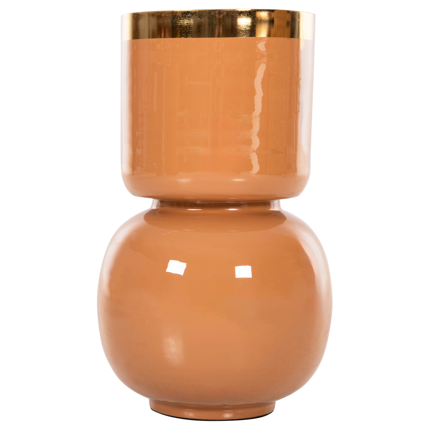 ΕΠΙΤΡΑΠΕΖΙΟ ΔΙΑΚΟΣΜΗΤΙΚΟ BAZO FB94233.09 ΜΕΤΑΛΛΟ ΣΟΜΟΝ-ΧΡΥΣΟ Φ21x37,5Υ - Image 3