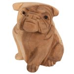 ΕΠΙΤΡΑΠΕΖΙΟ ΔΙΑΚΟΣΜΗΤΙΚΟ BULLDOG ΞΥΛΟ SUAR ΣΕ ΦΥΣΙΚΟ ΧΡΩΜΑ FB97923 9x8x12Y εκ.