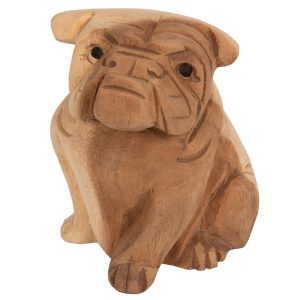 ΕΠΙΤΡΑΠΕΖΙΟ ΔΙΑΚΟΣΜΗΤΙΚΟ BULLDOG ΞΥΛΟ SUAR ΣΕ ΦΥΣΙΚΟ ΧΡΩΜΑ FB97923 9x8x12Y εκ.