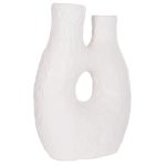 ΕΠΙΤΡΑΠΕΖΙΟ ΔΙΑΚΟΣΜΗΤΙΚΟ ΒΑΖΟ FB94665.02L ΛΕΥΚΗ ΤΕΡΑΚΟΤΑ--27x13.5x37Υεκ