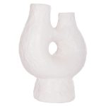 ΕΠΙΤΡΑΠΕΖΙΟ ΔΙΑΚΟΣΜΗΤΙΚΟ ΒΑΖΟ FB94665.02S ΛΕΥΚΗ ΤΕΡΑΚΟΤΑ--26x15x32.5Υεκ