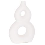 ΕΠΙΤΡΑΠΕΖΙΟ ΔΙΑΚΟΣΜΗΤΙΚΟ ΒΑΖΟ FB94666.02S ΤΕΡΑΚΟΤΑ ΣΕ ΛΕΥΚΟ--21x7.5x31Υεκ.