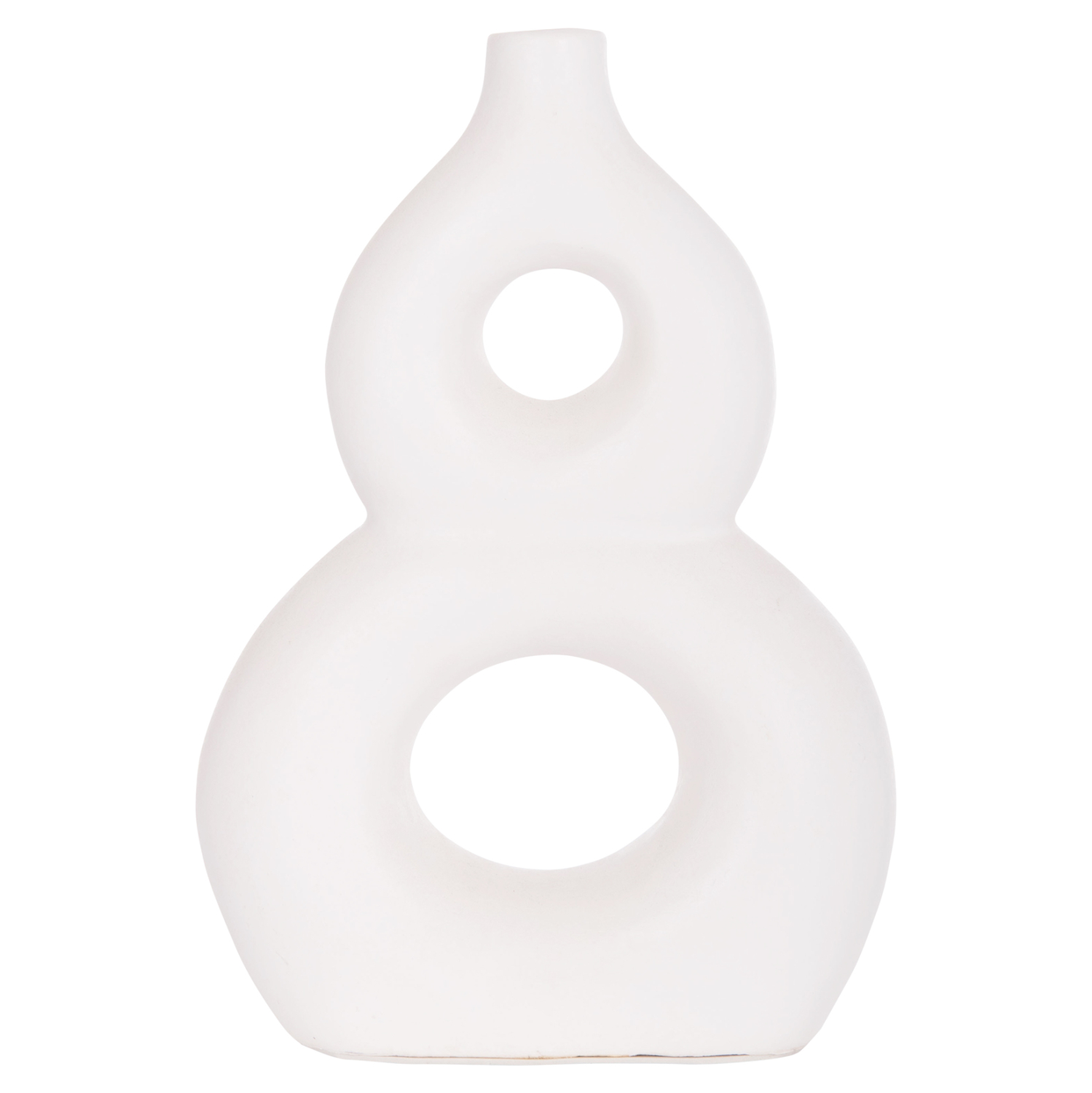 ΕΠΙΤΡΑΠΕΖΙΟ ΔΙΑΚΟΣΜΗΤΙΚΟ ΒΑΖΟ FB94666.02S ΤΕΡΑΚΟΤΑ ΣΕ ΛΕΥΚΟ--21x7.5x31Υεκ. - Image 3