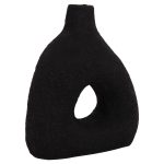 ΕΠΙΤΡΑΠΕΖΙΟ ΔΙΑΚΟΣΜΗΤΙΚΟ ΒΑΖΟ FB94667.01Μ ΤΕΡΑΚΟΤΑ ΣΕ ΜΑΥΡΟ--17x6.5x20Υεκ.