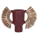 ΕΠΙΤΡΑΠΕΖΙΟ ΔΙΑΚΟΣΜΗΤΙΚΟ ΒΑΖΟ FB94668.06L ΒΥΣΣΙΝΙ ΤΕΡΑΚΟΤΑ & GRASS--64x22x38Υεκ