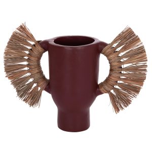 ΕΠΙΤΡΑΠΕΖΙΟ ΔΙΑΚΟΣΜΗΤΙΚΟ ΒΑΖΟ FB94668.06S ΒΥΣΣΙΝΙ ΤΕΡΑΚΟΤΑ & GRASS--55x19x34Υεκ