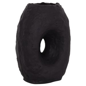 ΕΠΙΤΡΑΠΕΖΙΟ ΔΙΑΚΟΣΜΗΤΙΚΟ ΒΑΖΟ FB94673.01L ΜΑΥΡΗ ΤΕΡΑΚΟΤΑ--26.5x16x36.5Υεκ