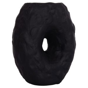 ΕΠΙΤΡΑΠΕΖΙΟ ΔΙΑΚΟΣΜΗΤΙΚΟ ΒΑΖΟ FB94673.01S ΜΑΥΡΗ ΤΕΡΑΚΟΤΑ--22x13x28Υεκ