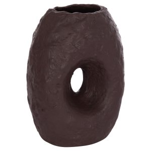 ΕΠΙΤΡΑΠΕΖΙΟ ΔΙΑΚΟΣΜΗΤΙΚΟ ΒΑΖΟ FB94673.07L ΣΟΚΟΛΑΤΙ ΤΕΡΑΚΟΤΑ--26.5x16x36.5Υεκ