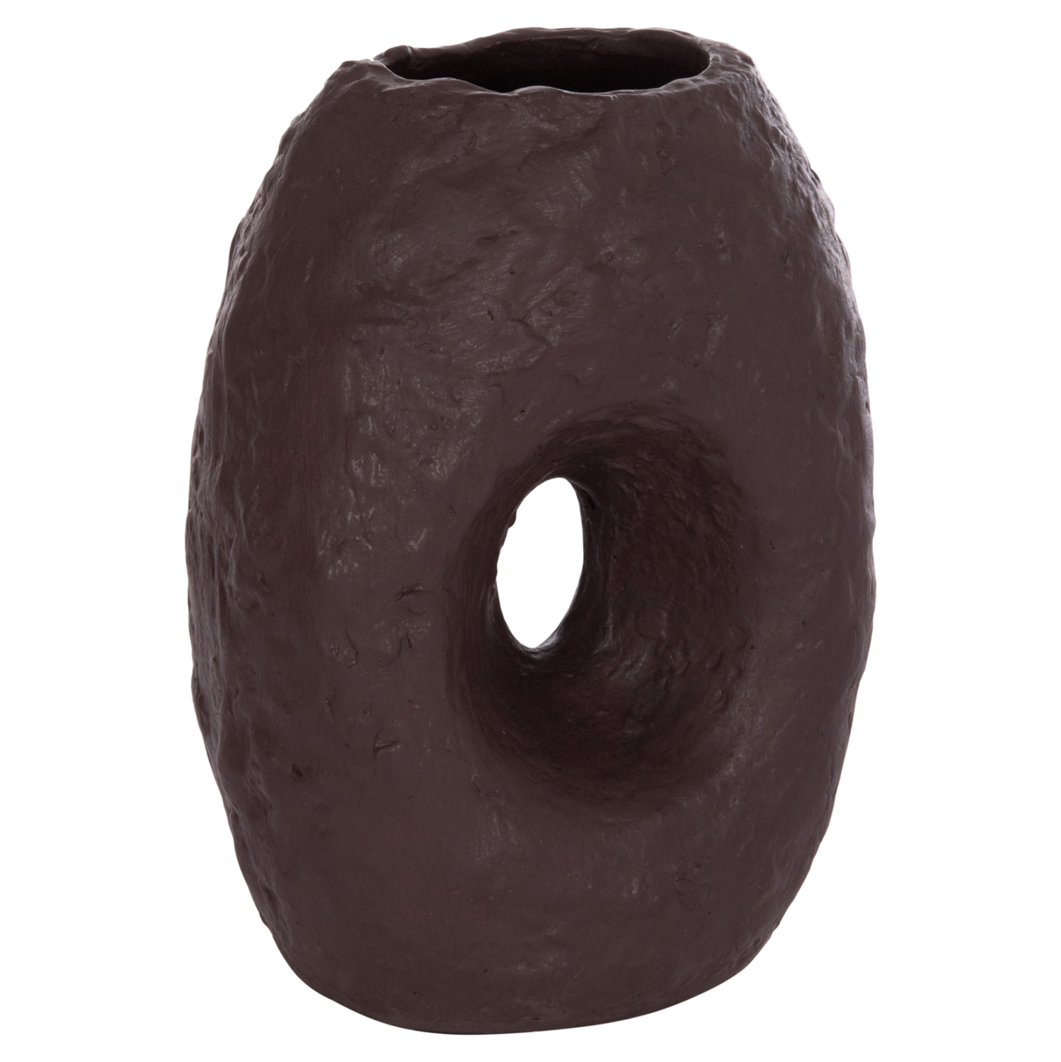 ΕΠΙΤΡΑΠΕΖΙΟ ΔΙΑΚΟΣΜΗΤΙΚΟ ΒΑΖΟ FB94673.07L ΣΟΚΟΛΑΤΙ ΤΕΡΑΚΟΤΑ--26.5x16x36.5Υεκ