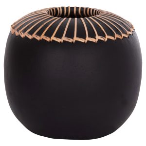 ΕΠΙΤΡΑΠΕΖΙΟ ΔΙΑΚΟΣΜΗΤΙΚΟ ΒΑΖΟ FB94675.01L TΕΡΑΚΟΤΑ ΣΕ ΜΑΥΡΟ--Φ22x20Υεκ.