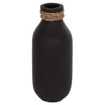 ΕΠΙΤΡΑΠΕΖΙΟ ΔΙΑΚΟΣΜΗΤΙΚΟ ΒΑΖΟ FB94687.01M ΤΕΡΑΚΟΤΑ ΣΕ ΜΑΥΡΟ--Φ13x34Υεκ.