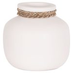 ΕΠΙΤΡΑΠΕΖΙΟ ΔΙΑΚΟΣΜΗΤΙΚΟ ΒΑΖΟ FB94687.02S ΤΕΡΑΚΟΤΑ ΣΕ ΛΕΥΚΟ--Φ22x20Υεκ.