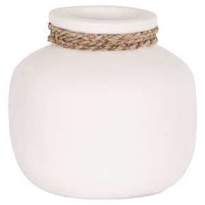 ΕΠΙΤΡΑΠΕΖΙΟ ΔΙΑΚΟΣΜΗΤΙΚΟ ΒΑΖΟ FB94687.02S ΤΕΡΑΚΟΤΑ ΣΕ ΛΕΥΚΟ--Φ22x20Υεκ.