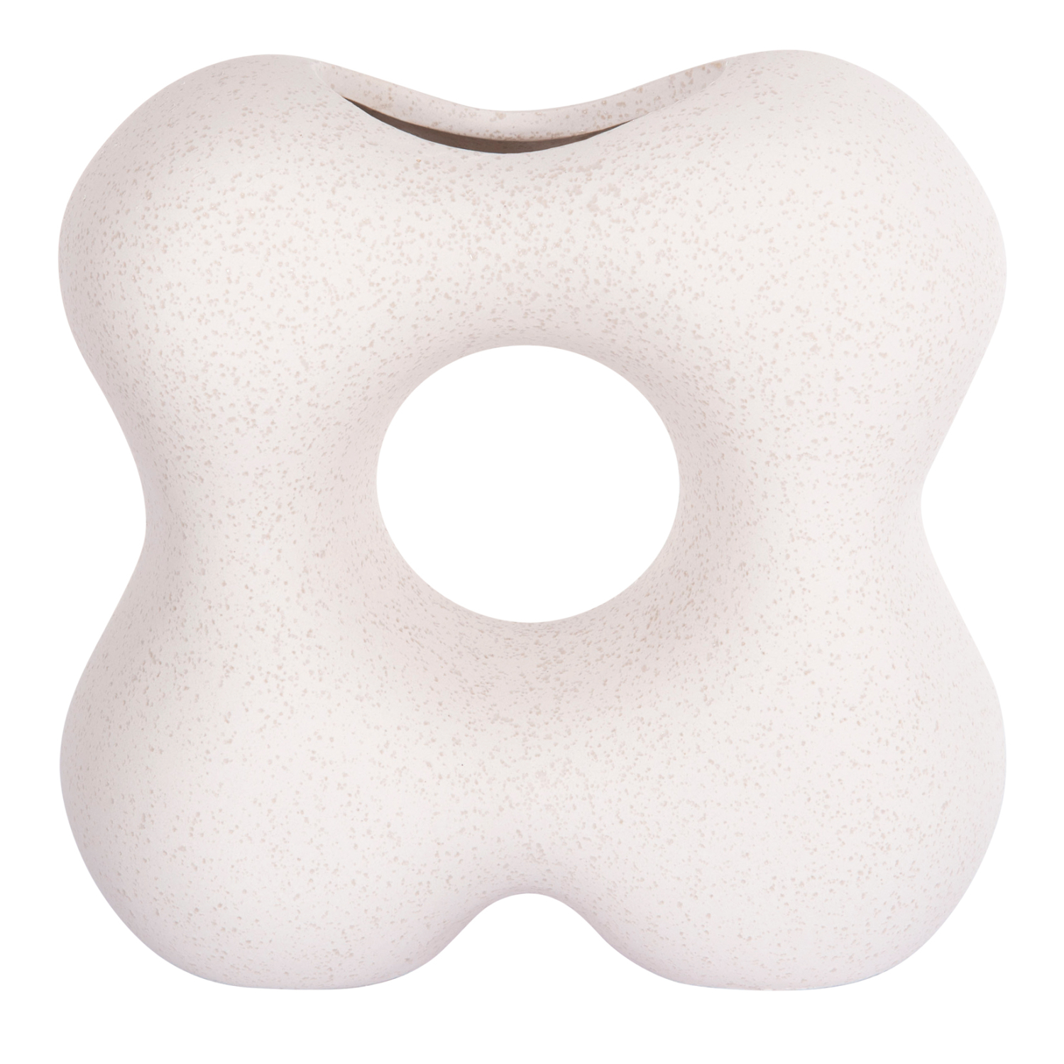 ΕΠΙΤΡΑΠΕΖΙΟ ΚΕΡΑΜΙΚΟ ΔΙΑΚΟΣΜΗΤΙΚΟ FB94594.01 ΥΠΟΛΕΥΚΟ ΚΡΥΣΤΑΛΛΙΚΟ 18x9x18Υεκ - Image 3