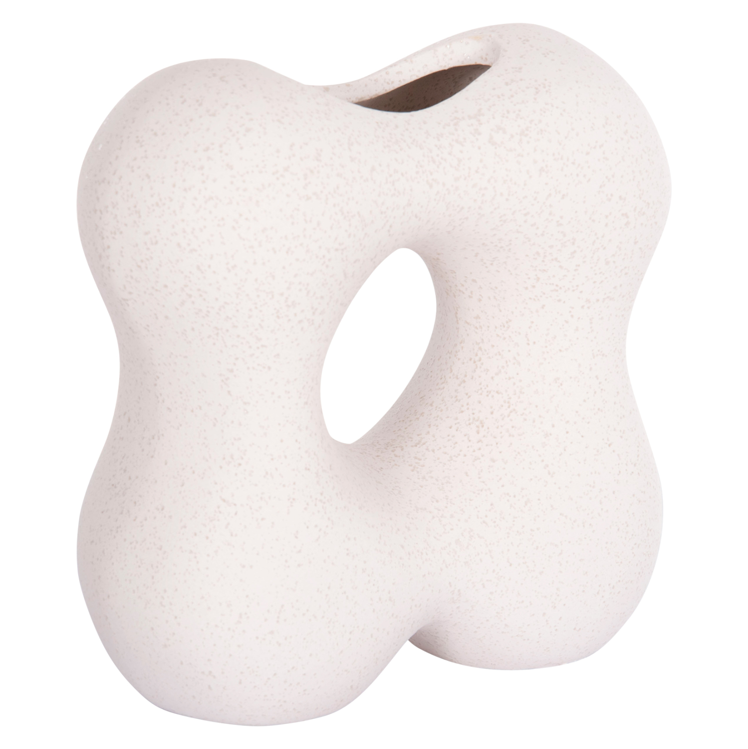 ΕΠΙΤΡΑΠΕΖΙΟ ΚΕΡΑΜΙΚΟ ΔΙΑΚΟΣΜΗΤΙΚΟ FB94594.01 ΥΠΟΛΕΥΚΟ ΚΡΥΣΤΑΛΛΙΚΟ 18x9x18Υεκ