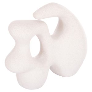 ΕΠΙΤΡΑΠΕΖΙΟ ΚΕΡΑΜΙΚΟ ΔΙΑΚΟΣΜΗΤΙΚΟ FB94596 ΚΡΥΣΤΑΛΛ.ΥΠΟΛΕΥΚΟ 33x14x29Υ εκ