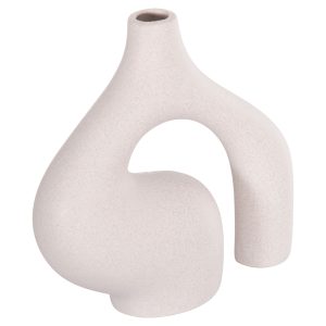 ΕΠΙΤΡΑΠΕΖΙΟ ΚΕΡΑΜΙΚΟ ΔΙΑΚΟΣΜΗΤΙΚΟ FB94597.01 ΥΠΟΛΕΥΚΟ ΚΡΥΣΤΑΛΛΙΚΟ 29x11x29Υεκ