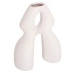 ΕΠΙΤΡΑΠΕΖΙΟ ΚΕΡΑΜΙΚΟ ΔΙΑΚΟΣΜΗΤΙΚΟ FB94598.01 ΥΠΟΛΕΥΚΟ ΚΡΥΣΤΑΛΛΙΚΟ 25x9x29