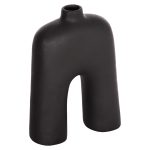 ΕΠΙΤΡΑΠΕΖΙΟ ΚΕΡΑΜΙΚΟ ΔΙΑΚΟΣΜΗΤΙΚΟ FB94599.02 ΜΑΥΡΟ ΜΑΤ 22x8x29Υεκ