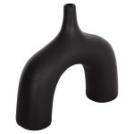 ΕΠΙΤΡΑΠΕΖΙΟ ΚΕΡΑΜΙΚΟ ΔΙΑΚΟΣΜΗΤΙΚΟ FB94601.02 ΜΑΥΡΟ ΜΑΤ 35x10x32.5Υεκ