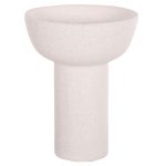 ΕΠΙΤΡΑΠΕΖΙΟ ΚΕΡΑΜΙΚΟ ΔΙΑΚΟΣΜΗΤΙΚΟ FB94603.01 ΥΠΟΛΕΥΚΟ ΚΡΥΣΤΑΛΛΙΚΟ Φ20x26