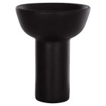 ΕΠΙΤΡΑΠΕΖΙΟ ΚΕΡΑΜΙΚΟ ΔΙΑΚΟΣΜΗΤΙΚΟ FB94603.02 ΜΑΥΡΟ ΜΑΤ Φ20x26.5Υεκ