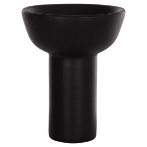 ΕΠΙΤΡΑΠΕΖΙΟ ΚΕΡΑΜΙΚΟ ΔΙΑΚΟΣΜΗΤΙΚΟ FB94603.02 ΜΑΥΡΟ ΜΑΤ Φ20x26.5Υεκ