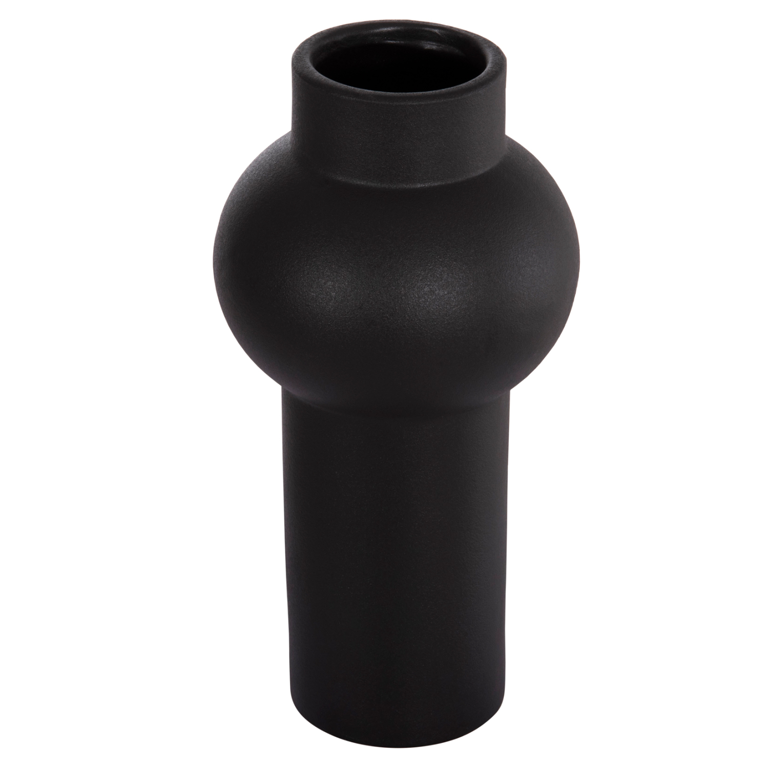 ΕΠΙΤΡΑΠΕΖΙΟ ΚΕΡΑΜΙΚΟ ΔΙΑΚΟΣΜΗΤΙΚΟ FB94605.02 ΜΑΥΡΟ ΜΑΤ Φ15x30Υ εκ. - Image 4