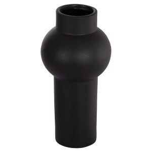 ΕΠΙΤΡΑΠΕΖΙΟ ΚΕΡΑΜΙΚΟ ΔΙΑΚΟΣΜΗΤΙΚΟ FB94605.02 ΜΑΥΡΟ ΜΑΤ Φ15x30Υ εκ.