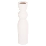 ΕΠΙΤΡΑΠΕΖΙΟ ΚΕΡΑΜΙΚΟ ΔΙΑΚΟΣΜΗΤΙΚΟ FB94614.01 ΚΡΥΣΤΑΛΛΙΚΟ ΥΠΟΛΕΥΚΟ Φ8x35Υεκ