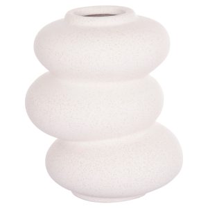 ΕΠΙΤΡΑΠΕΖΙΟ ΚΕΡΑΜΙΚΟ ΔΙΑΚΟΣΜΗΤΙΚΟ FB94628.01 ΥΠΟΛΕΥΚΟ ΚΡΥΣΤΑΛΛΙΚΟ Φ14x19Υεκ