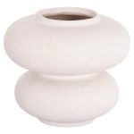 ΕΠΙΤΡΑΠΕΖΙΟ ΚΕΡΑΜΙΚΟ ΔΙΑΚΟΣΜΗΤΙΚΟ FB94629.01 ΥΠΟΛΕΥΚΟ ΚΡΥΣΤΑΛΛΙΚΟ Φ18x17Υεκ