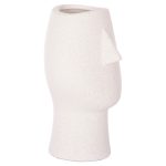 ΕΠΙΤΡΑΠΕΖΙΟ ΚΕΡΑΜΙΚΟ ΔΙΑΚΟΣΜΗΤΙΚΟ FB94631 ΥΠΟΛΕΥΚΟ ΚΡΥΣΤΑΛΛΙΚΟ Φ14x25Υεκ