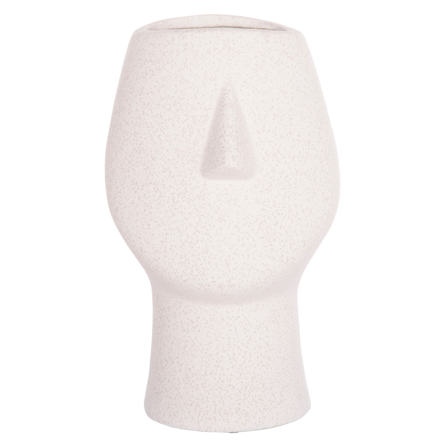 ΕΠΙΤΡΑΠΕΖΙΟ ΚΕΡΑΜΙΚΟ ΔΙΑΚΟΣΜΗΤΙΚΟ FB94631 ΥΠΟΛΕΥΚΟ ΚΡΥΣΤΑΛΛΙΚΟ Φ14x25Υεκ - Image 3