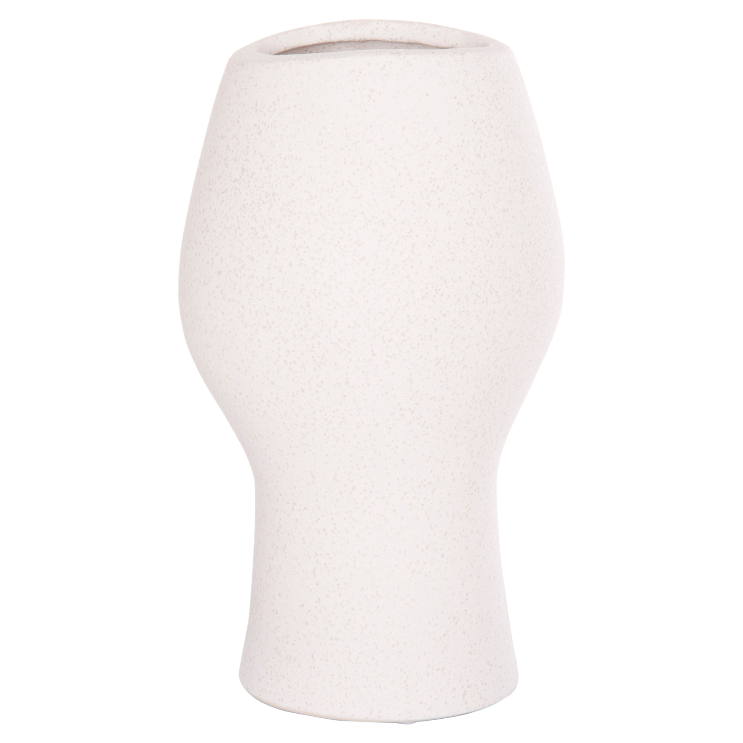 ΕΠΙΤΡΑΠΕΖΙΟ ΚΕΡΑΜΙΚΟ ΔΙΑΚΟΣΜΗΤΙΚΟ FB94631 ΥΠΟΛΕΥΚΟ ΚΡΥΣΤΑΛΛΙΚΟ Φ14x25Υεκ - Image 4