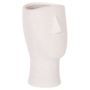 ΕΠΙΤΡΑΠΕΖΙΟ ΚΕΡΑΜΙΚΟ ΔΙΑΚΟΣΜΗΤΙΚΟ FB94632 ΥΠΟΛΕΥΚΟ ΚΡΥΣΤΑΛΛΙΚΟ Φ13x22Υεκ