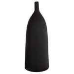 ΕΠΙΤΡΑΠΕΖΙΟ ΚΕΡΑΜΙΚΟ ΔΙΑΚΟΣΜΗΤΙΚΟ FB94633.02 ΜΑΥΡΟ ΜΑΤ Φ18x49Υ εκ.