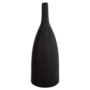 ΕΠΙΤΡΑΠΕΖΙΟ ΚΕΡΑΜΙΚΟ ΔΙΑΚΟΣΜΗΤΙΚΟ FB94634.02 ΜΑΥΡΟ ΜΑΤ Φ14x39Υ εκ.