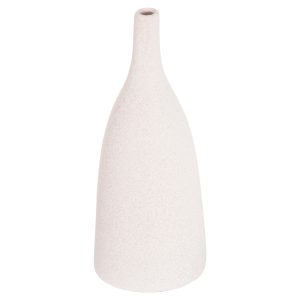 ΕΠΙΤΡΑΠΕΖΙΟ ΚΕΡΑΜΙΚΟ ΔΙΑΚΟΣΜΗΤΙΚΟ FB94635.01 ΥΠΟΛΕΥΚΟ ΚΡΥΣΤΑΛΛΙΚΟ Φ14x33